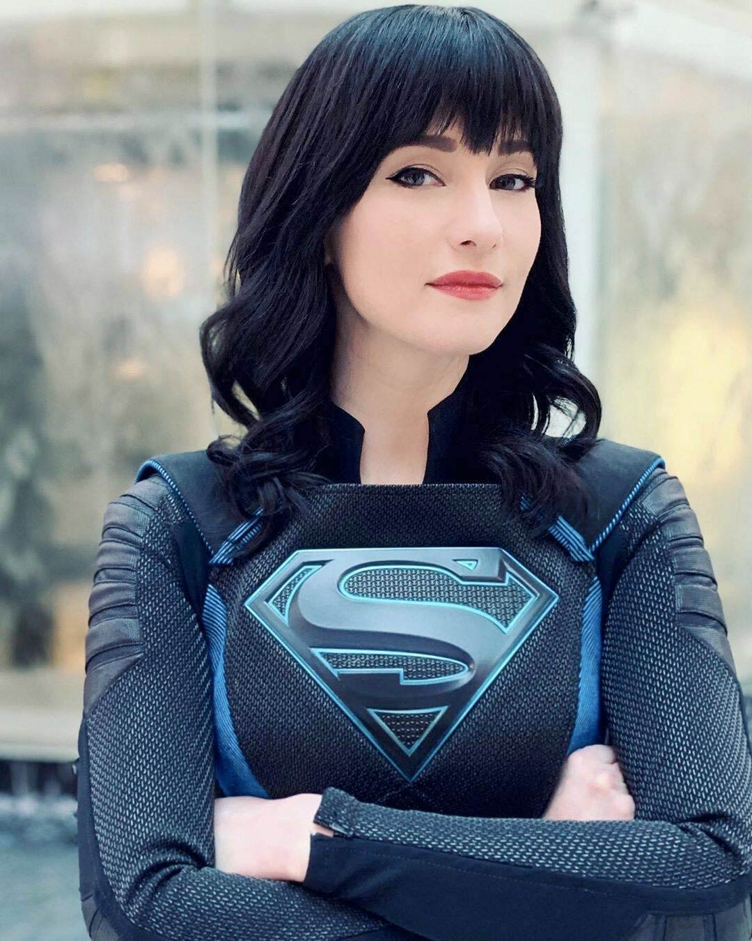 Chyler Leigh Wears Her Own Supergirl Outfit